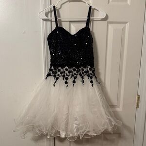 Way-In Clothing Co Black and White Sequin Dress